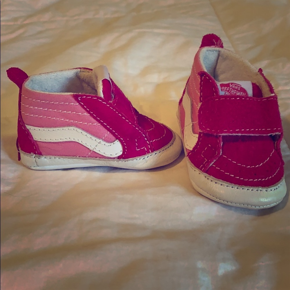 Pink baby vans
